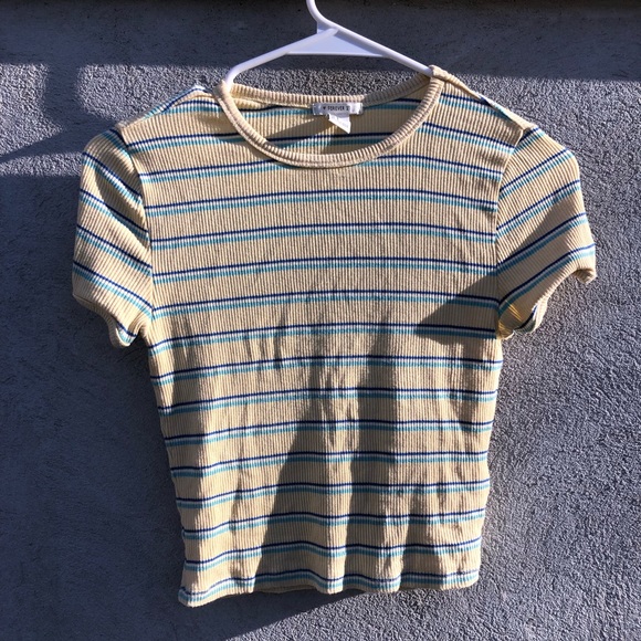 Forever 21 Striped Crop Top - Picture 1 of 3